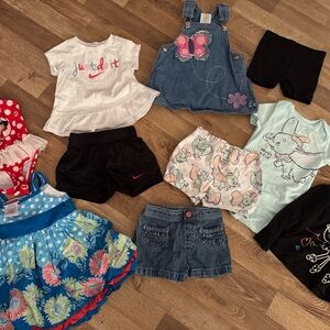 Kids Clothing Bundle with Denim and Floral Prints